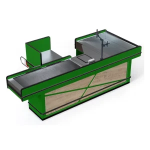 Highbright High Quality Customized Color Modern Durable Retail Store Supermarket Checkout Counter Space Saving