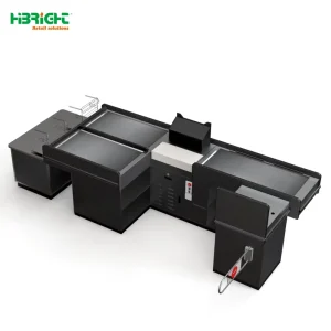 Highbright High Quality Durable Modern Design Fashion Trend Retail Store Supermarket Checkout Counter Useful Storage Space 900mm