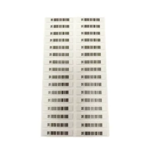 Highly Sensitive Narrow 58khz AM DR Label Anti Shoplifting EAS AM Sheet Labels Antitheft Stickers Fakes Barcode A-009