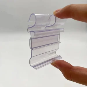 Hiplastics ELS 8 10 Retail Plastic ESL Profile Electronic Shelf Label Holder for Supermarket Shelf