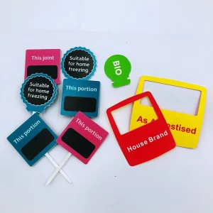 Hiplastics Grocery Promotion Printing Supermarket Plastic Flag Shelf Talker Retail Shop Display Paper