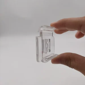 Hiplastics Nebular ESL Clear Plastic Injection Pieces for Retail Display Supplies