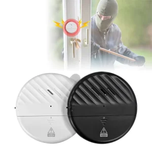 Home Security House Anti Theft Sensor Vibration 130DB Hotel RV Warehouse Sliding Glass Door Anti Theft Warning by Window Alarm