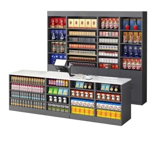 Hongbai Cashier Counter Convenience Store Cigarette Alcohol Cabinet Combination Shop Bar High-End Display Cabinet Customized