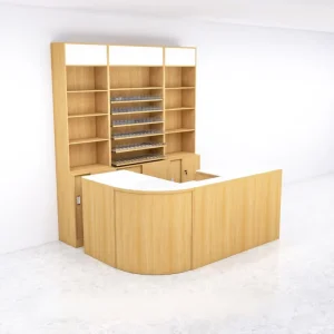 Hongbai Multifunctional Cashier Counter for Small Supermarkets Convenience Stores Maternity Stores Clothing Stores Hair Salons