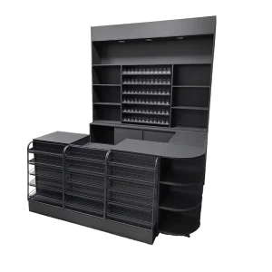 Hongbai Steel Multifunctional Supermarket Convenience Store Checkout Desk Alcohol & Tobacco Cabinet Simple Shop
