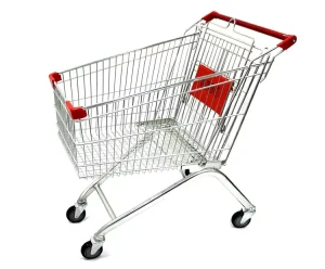 Hot Sell High Quality Trolley Grocery Shopping Cart Supermarket Carts Steel Grocery Cart Shopping Trolley