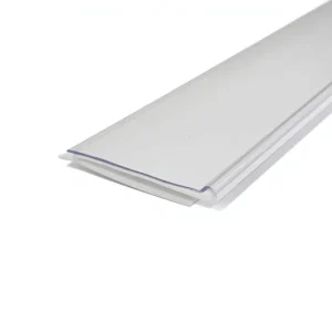 Huasso DK A01 Transparent Steel Plate Data Strip Card Shelf Price Labels Eco Friendly Food Grade 100cm Supermarket Supplies