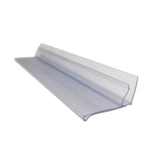 Huasso Factory Customized Clear PVC Data Strip Label Holder for Supermarket Shelves Warehousing & Supplies