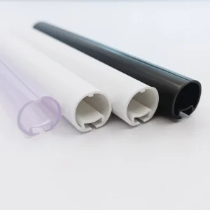Huasso GD 12 Customized Black Circular Scroll Poster Pole 43cm Length for Supermarket Supplies Warehousing