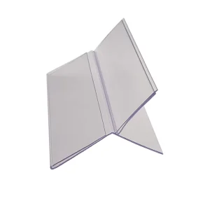 Huasso Transparent PVC 1000mm Shelf Divider Card Strip Easy Installation Model ZT 25 Supermarket Supply