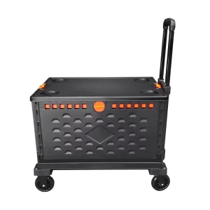 Hvy-Duty Camping Cart with Table 360 Rotating Folding Cart for Industrial Storage