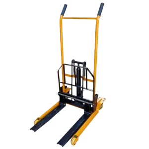 Hydraulic Mini Pallet Stacker 200kg 260kg 400kg Capacity Thickened Steel Frame Manual Forklift Machine