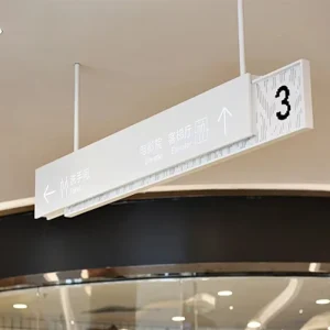 Indicating Signs Hospitals Shopping Malls Hanging hang Tag Lightboxes at Entrances and Exits of Underground Parking Lots