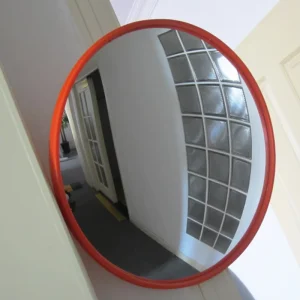 Indoor Convex Round Mirrors UNIVERSE UTMO Model Orange Color for Convenience Stores & Shopping Malls