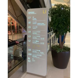 Indoor Outdoor Illuminated LED Sign Mall Customized Shape Direction Signature Parking Advertising Car Companies IP65 Waterproof