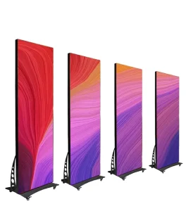 Indoor P2.5 Portable Standing Floor Seamless Splicing 4G Control HDR10 600-1000CD LED Screen Display
