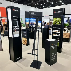 Indoor Shopping Mall Shop Store Retail Floor Standing Adjustable Metal Advertising Promotion Display Stand