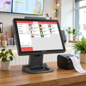 Industrial Grade Panel All in One Touch POS System Cash Register Supermarket Waterproof Point of Sale Terminal