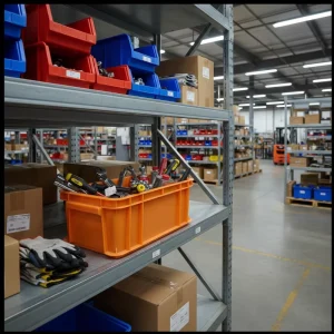 Industrial PP Plastic Solid Box Stackable Nestable Recyclable Eco-Friendly Custom Sizes Equipment Parts Storage