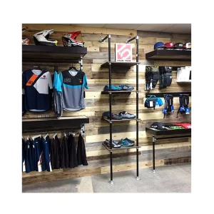 Industrial Pipe Clothes Rack Wall Mounted