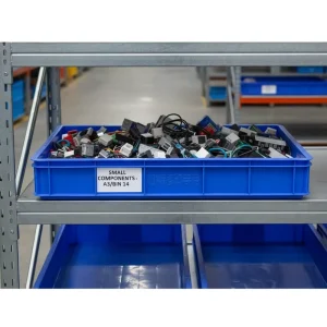 Industrial Plastic Box Manufacturer Custom Sizes Recyclable Nestable and Stackable Solid Box for Factory Equipment and Parts Storage