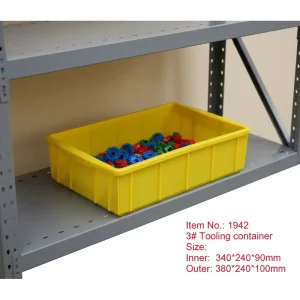 Industrial Plastic Parts Bin Solid Box Stackable & Nestable Various Sizes & Colors Factory Direct Price Low MOQ
