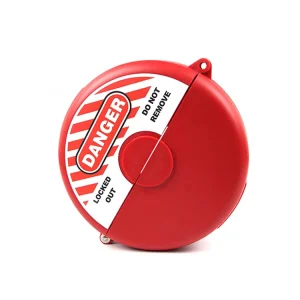 Industrial Rotation Gate Valve Lockout Device with 127mm-165mm Handle Wheel ABS Material