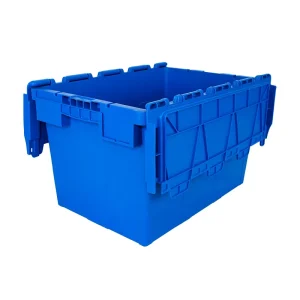 Industrial Standard Heavy Duty PP Solid Box for Space Saving Multi Functional Stackable Plastic Storage Crate