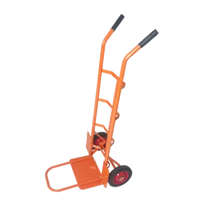Industrial Steel Platform Two Wheel Foldable Stackable Hand Trolley with 200kg Load Capacity Portable for Shopping & Storage