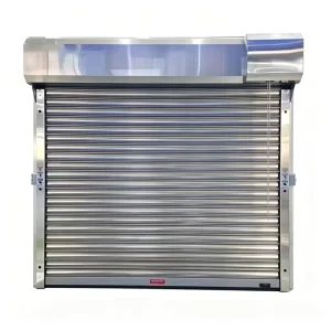 Industrial Steel Roll-Up Door Suitable for Outdoor Commercial Use Provides Security Durability Robustness Anti-Theft Shops