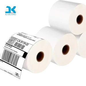 Industrial Vinyl Thermal Labels 4×6 Inch 0.075mm/0.1mm Face Stock Durable For Warehouse Labeling Inventory Management Dispatch