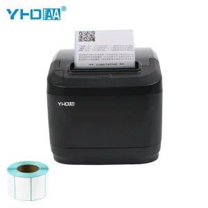 Inkless Thermal Dual Printing Support Customized Logo 80mm Desktop Direct Thermal Label Barcode Printer