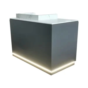 Innovative Design Round Shape Cash Counter Checkout Counter Reception Desk for Public Space
