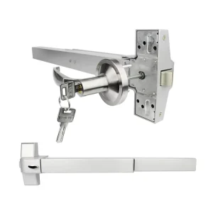 Iron Painted 65cm 80cm 100cm Fire Door Push Panic Bar Lock Emergency Escape Panic Exit Device Panic Lock