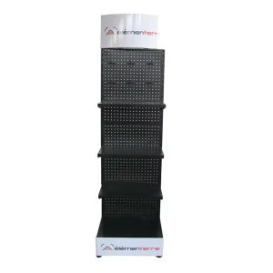 Iron and Steel Point of Sale Retail Grocery Store Shop Organiser Display Stand with Products Hook Hanging Merchandise Display