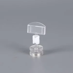 J18 Supermarket Clear Price Tag Display Strong Magnet Label Holder
