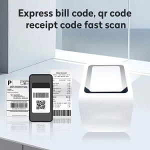JR P20 Vertical Window Payment Box Hands Free 2D QR Code Reader Boutique