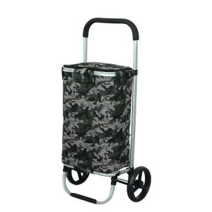 JX-F4-2 Folding Platform Outdoor Portable Shopping Cart with Camouflage Design