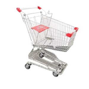 Japanese Style Supermarket Grocery Shopping Cart With Baby Seat