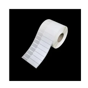 Jewelry Label Synthetic Paper Thermal Adhesive Barcode Hang Tag Price Tag Rectangle China Industrial Use Horizontal