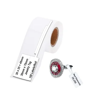 Jewelry Price Tag Printing Sticker Label for Barcode Qr Code DP23 Series Thermal Printer
