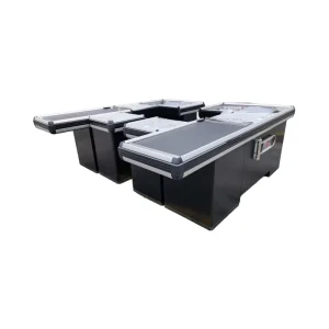 Juren Customizable Stainless Steel Cash Register Checkout Counter for Small Shops and Supermarkets