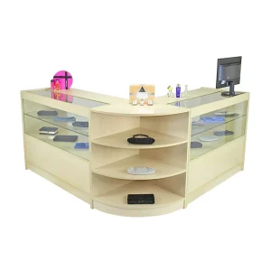 KW264 Custom Color Jewelry Showcase for Retail Store Checkout Desk and Cashier Counter