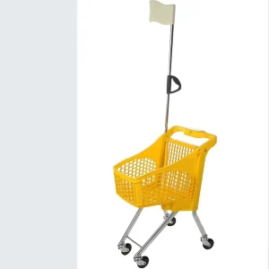 Kids Supermarket Shopping Trolley Plastic Children Cart