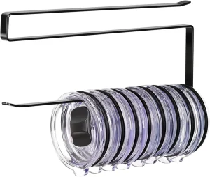 Kitchen Pantry Cup Lid Organizer Storage Bin Acrylic Container Tumbler Accessories Divider Box Household Organization