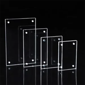 L Shape Magnetic Photo Frame Table Sign Holder Display Stand Acrylic Cards Display Holder