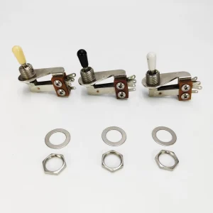 L shaped 3 Way Pickup Selector Toggle Switch for LP IBZ PRS Electric Guitar 3 Position Rotary Tone Gear Switch Accessory