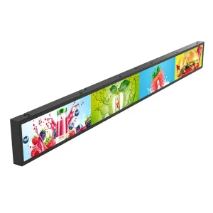 LCD Indoor Bar Shape LCD Android Board Screen Stretch Bar LCD Display for Supermarket Retail Store Shelf Edge Display