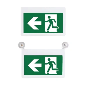 LED Emergency Exit Sign Light with Ni-Cd Battery 1.5 Hours Emergency Time for Home Use